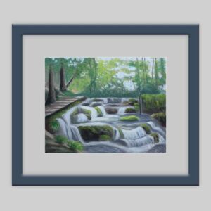 Картина в раме Плитвицкие водопады